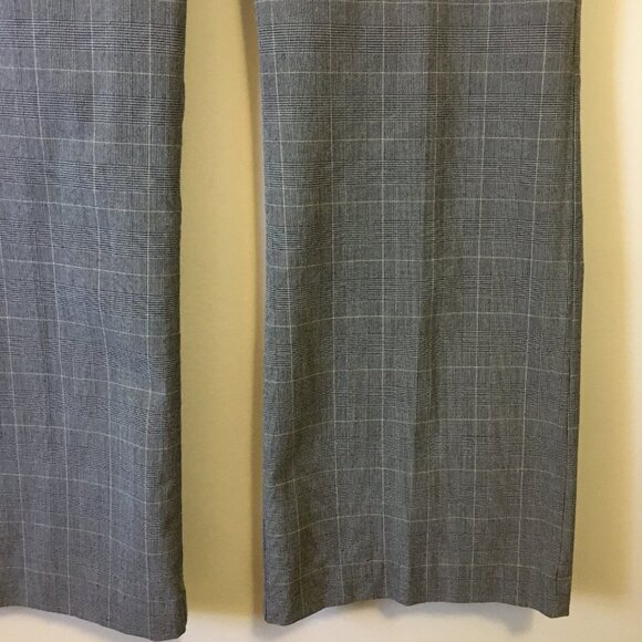 Wide Leg Low-Rise Plaid Dress Pants - Picture 5 of 12